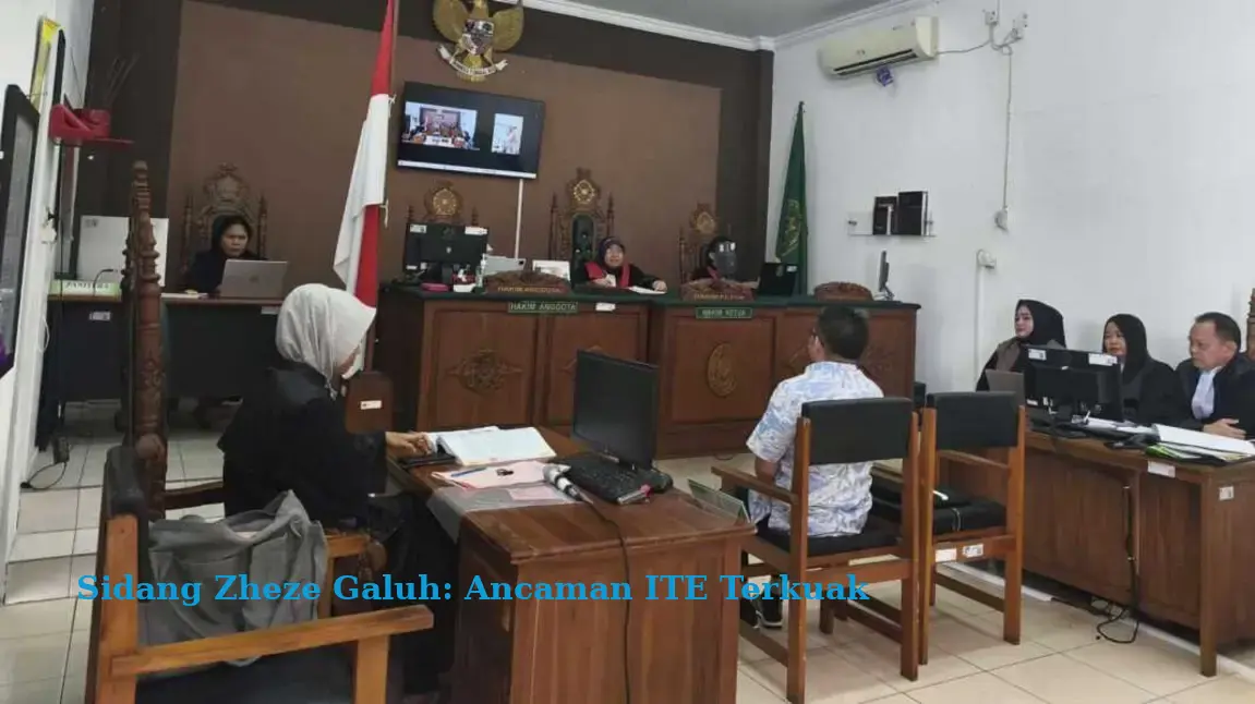 Sidang Zheze Galuh: Ancaman ITE Terkuak