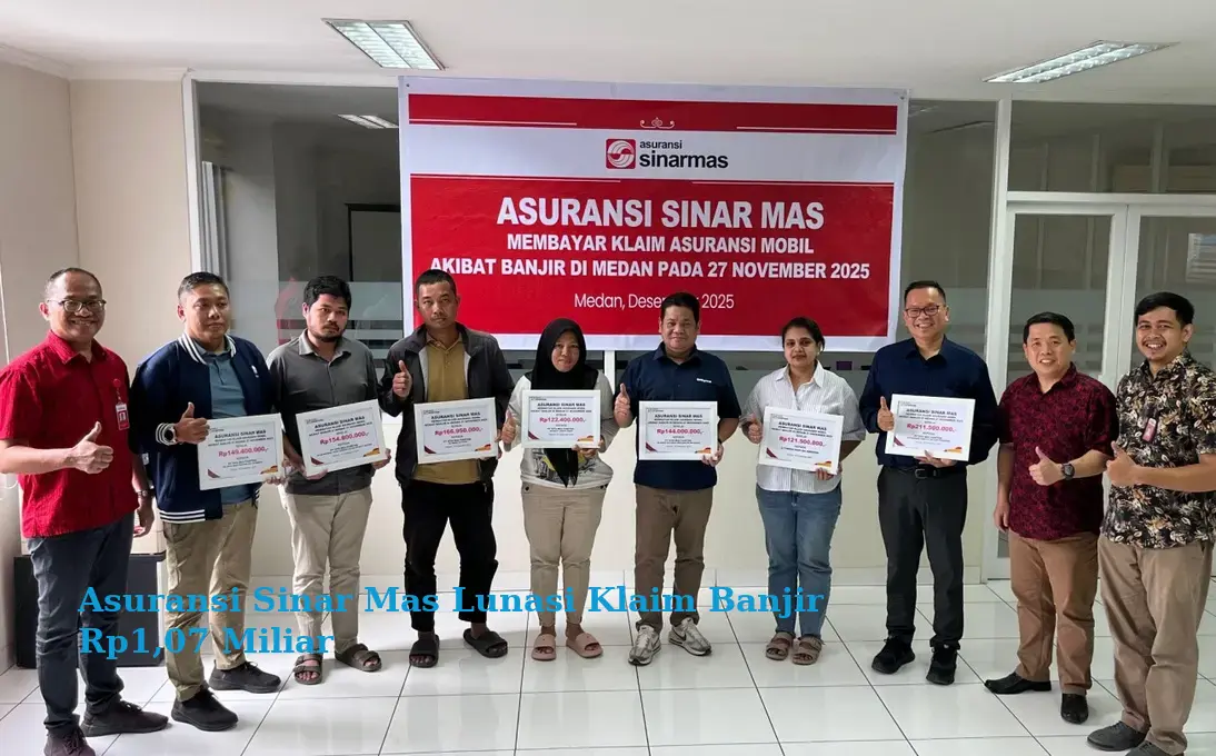 Asuransi Sinar Mas Lunasi Klaim Banjir Rp1,07 Miliar
