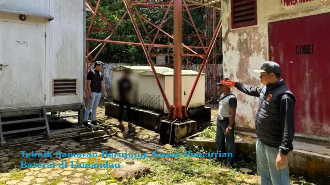 Teknik Samaran Berujung: Kasus Pencurian Baterai di Lamandau