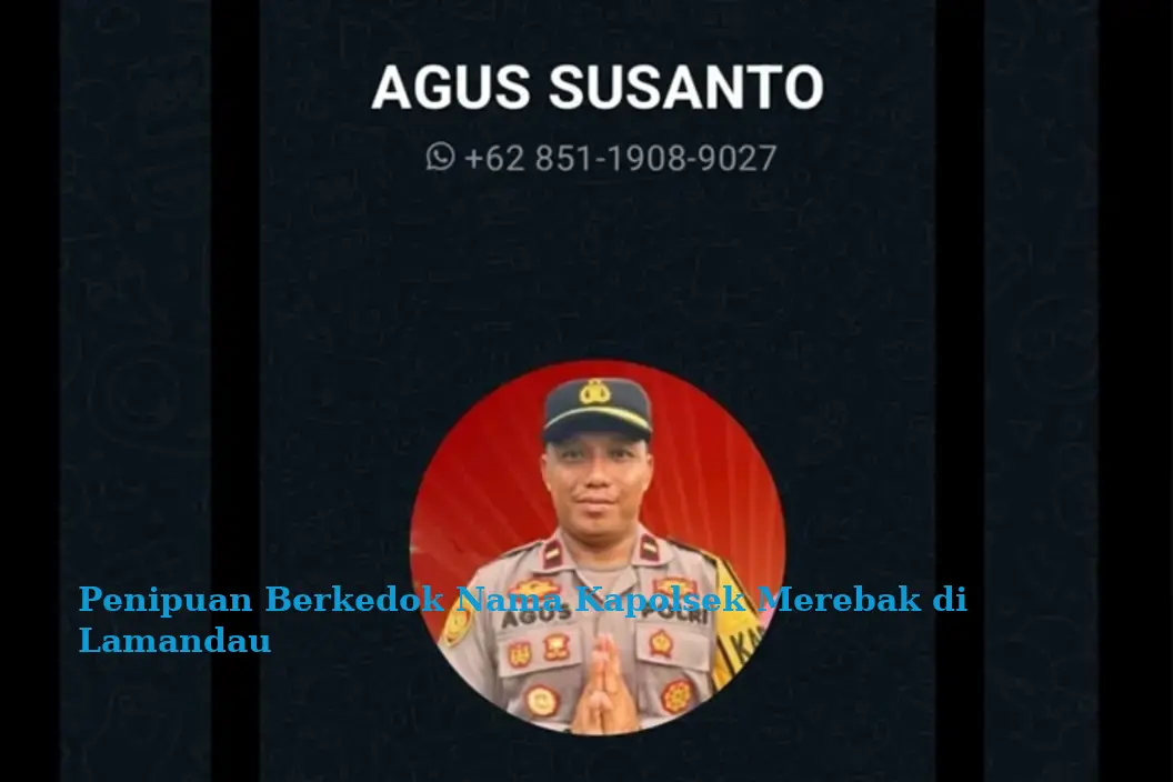 Penipuan Berkedok Nama Kapolsek Merebak di Lamandau