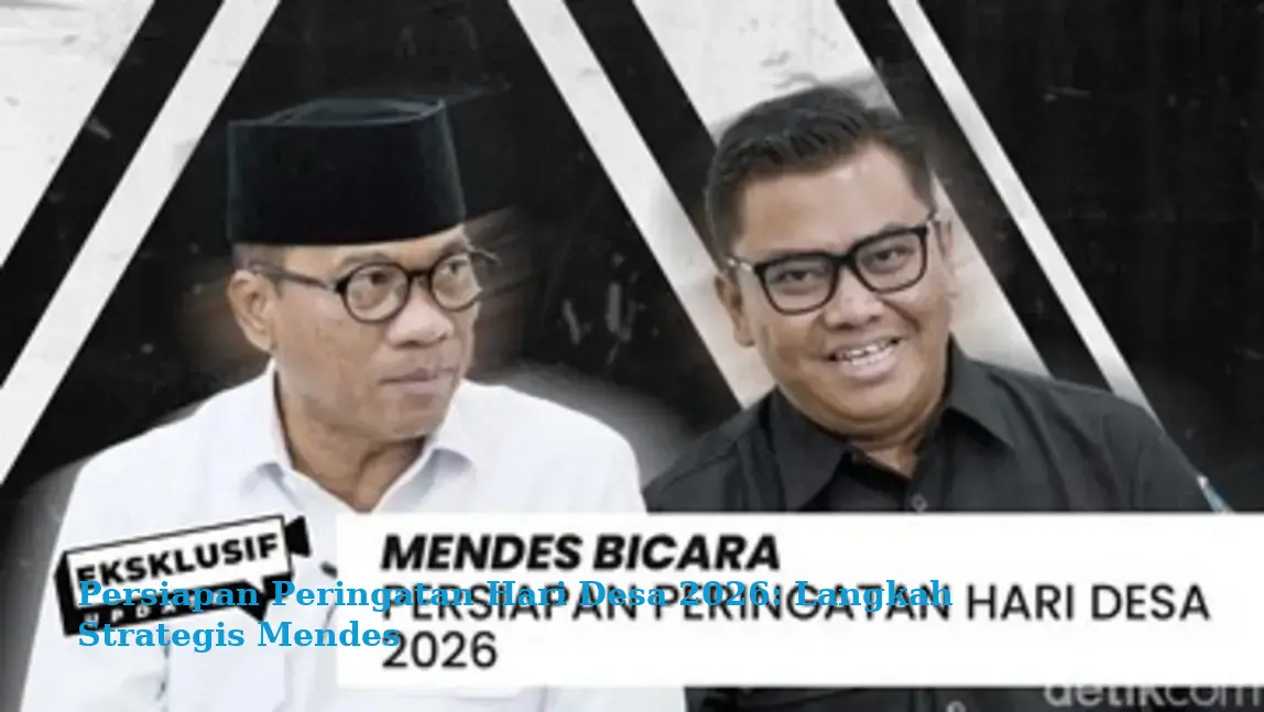 Persiapan Peringatan Hari Desa 2026: Langkah Strategis Mendes