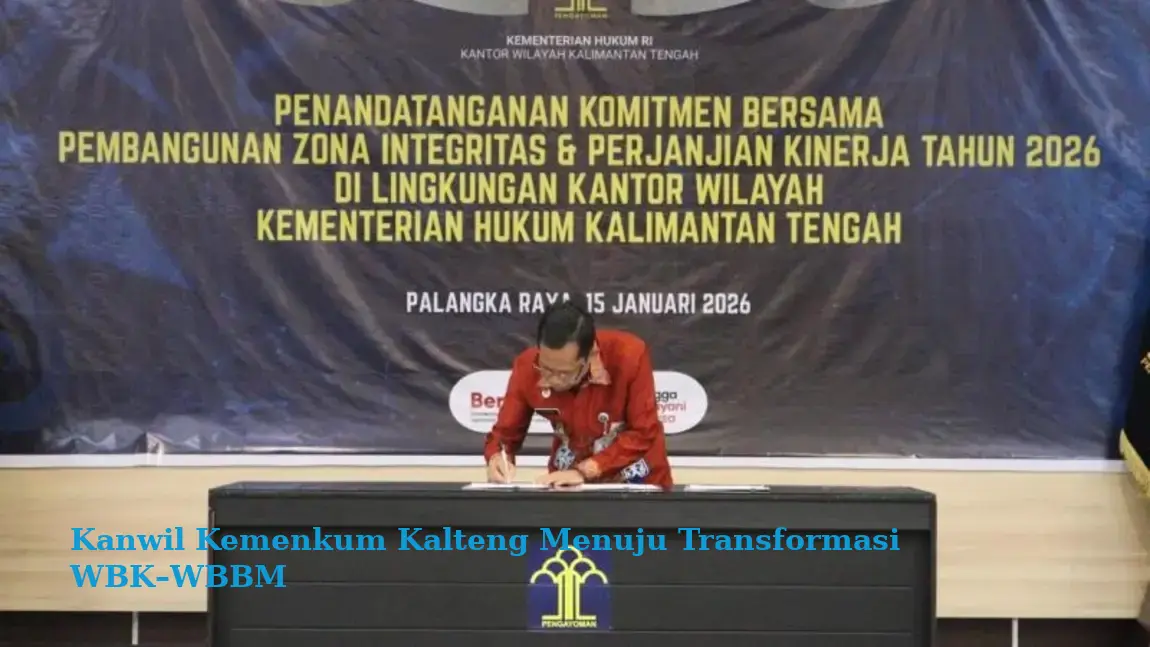 Kanwil Kemenkum Kalteng Menuju Transformasi WBK–WBBM
