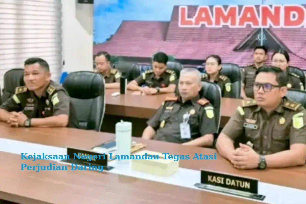 Kejaksaan Negeri Lamandau Tegas Atasi Perjudian Daring